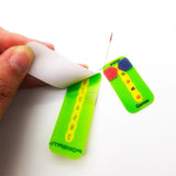 Maxbell 2 Pieces Tennis Racquet and Paddle Scorekeepers Match PVC Mini Score Keepers