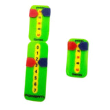 Maxbell 2 Pieces Tennis Racquet and Paddle Scorekeepers Match PVC Mini Score Keepers
