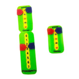Maxbell 2 Pieces Tennis Racquet and Paddle Scorekeepers Match PVC Mini Score Keepers