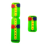 Maxbell 2 Pieces Tennis Racquet and Paddle Scorekeepers Match PVC Mini Score Keepers