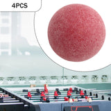 Maxbell 4Pcs Foosball Table Balls Table Football Balls for Match Toy Club Party red