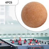 Maxbell 4Pcs Foosball Table Balls Table Football Balls for Match Toy Club Party Orange