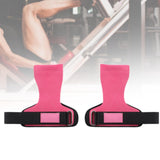 Maxbell Weight Lifting Wrist Straps Pull Ups Workout for Deadlifts Rows Bodybuilding Pink