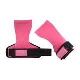 Maxbell Weight Lifting Wrist Straps Pull Ups Workout for Deadlifts Rows Bodybuilding Pink
