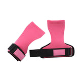 Maxbell Weight Lifting Wrist Straps Pull Ups Workout for Deadlifts Rows Bodybuilding Pink