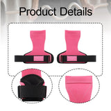 Maxbell Weight Lifting Wrist Straps Pull Ups Workout for Deadlifts Rows Bodybuilding Pink
