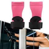 Maxbell Weight Lifting Wrist Straps Pull Ups Workout for Deadlifts Rows Bodybuilding Pink