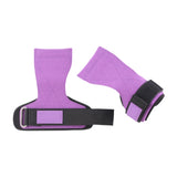 Maxbell Weight Lifting Wrist Straps Pull Ups Workout for Deadlifts Rows Bodybuilding Purple