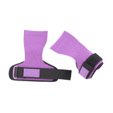 Maxbell Weight Lifting Wrist Straps Pull Ups Workout for Deadlifts Rows Bodybuilding Purple