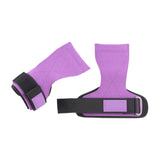 Maxbell Weight Lifting Wrist Straps Pull Ups Workout for Deadlifts Rows Bodybuilding Purple