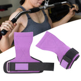 Maxbell Weight Lifting Wrist Straps Pull Ups Workout for Deadlifts Rows Bodybuilding Purple