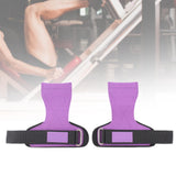 Maxbell Weight Lifting Wrist Straps Pull Ups Workout for Deadlifts Rows Bodybuilding Purple