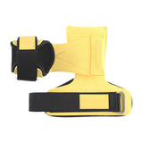 Maxbell Weight Lifting Wrist Straps Pull Ups Workout for Deadlifts Rows Bodybuilding Yellow