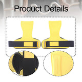 Maxbell Weight Lifting Wrist Straps Pull Ups Workout for Deadlifts Rows Bodybuilding Yellow