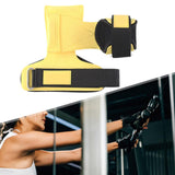 Maxbell Weight Lifting Wrist Straps Pull Ups Workout for Deadlifts Rows Bodybuilding Yellow