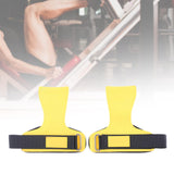 Maxbell Weight Lifting Wrist Straps Pull Ups Workout for Deadlifts Rows Bodybuilding Yellow