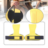 Maxbell Weight Lifting Wrist Straps Pull Ups Workout for Deadlifts Rows Bodybuilding Yellow