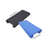 Maxbell 2Pcs Dragon Boat Seat Pad Paddling Cushion Paddle Protector for Boating Raft black blue