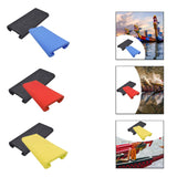Maxbell 2Pcs Dragon Boat Seat Pad Paddling Cushion Paddle Protector for Boating Raft black blue