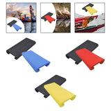 Maxbell 2Pcs Dragon Boat Seat Pad Paddling Cushion Paddle Protector for Boating Raft black blue