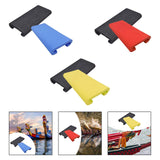 Maxbell 2Pcs Dragon Boat Seat Pad Paddling Cushion Paddle Protector for Boating Raft black blue