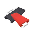 Maxbell 2Pcs Dragon Boat Seat Pad Paddling Cushion Paddle Protector for Boating Raft black red