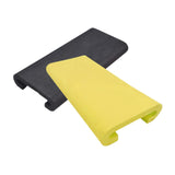 Maxbell 2Pcs Dragon Boat Seat Pad Paddling Cushion Paddle Protector for Boating Raft black yellow