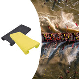 Maxbell 2Pcs Dragon Boat Seat Pad Paddling Cushion Paddle Protector for Boating Raft black yellow