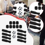 Maxbell Foosball Handles Mini Table Football Game Practical Octagonal Black End Caps
