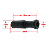 Maxbell Foosball Handles Mini Table Football Game Practical Octagonal Black End Caps
