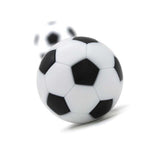 Maxbell Foosball Handles Mini Table Football Game Practical Octagonal Black End Caps