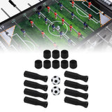 Maxbell Foosball Handles Mini Table Football Game Practical Octagonal Black End Caps