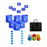 Maxbell Golf Game Set Accessories Golf Practice Simulator for Lawn Vacation Families