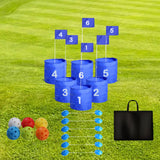 Maxbell Golf Game Set Accessories Golf Practice Simulator for Lawn Vacation Families