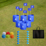 Maxbell Golf Game Set Accessories Golf Practice Simulator for Lawn Vacation Families