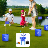 Maxbell Golf Game Set Accessories Golf Practice Simulator for Lawn Vacation Families
