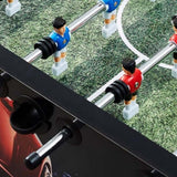 Maxbell Foosball Table Handles Easy to Install Black Non Slip Octagonal with 2 Balls
