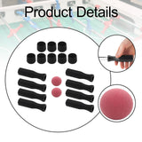 Maxbell Foosball Table Handles Non Slip Table Soccer Practical Standard Rod End Caps Red Ball