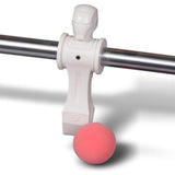 Maxbell Foosball Table Handles Non Slip Table Soccer Practical Standard Rod End Caps Red Ball