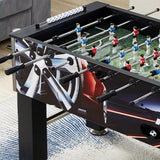 Maxbell Foosball Table Handles Non Slip Table Soccer Practical Standard Rod End Caps Red Ball