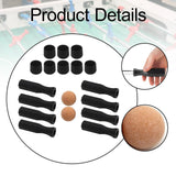 Maxbell Foosball Table Handles Non Slip Table Soccer Practical Standard Rod End Caps Orange Ball