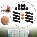Maxbell Foosball Table Handles Non Slip Table Soccer Practical Standard Rod End Caps Orange Ball