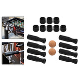 Maxbell Foosball Table Handles Non Slip Table Soccer Practical Standard Rod End Caps Orange Ball