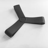 Maxbell Fin Keepers Easy Pull on Elastic Secure for Underwater Swimming Water Sports Black S 35 to 38