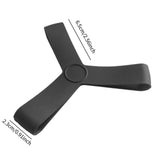 Maxbell Fin Keepers Easy Pull on Elastic Secure for Underwater Swimming Water Sports Black S 35 to 38