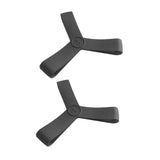 Maxbell Fin Keepers Easy Pull on Elastic Secure for Underwater Swimming Water Sports Black S 35 to 38