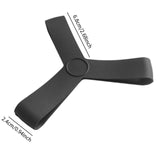 Maxbell Fin Keepers Easy Pull on Elastic Secure for Underwater Swimming Water Sports Black M 39 to 41