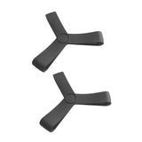 Maxbell Fin Keepers Easy Pull on Elastic Secure for Underwater Swimming Water Sports Black M 39 to 41