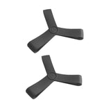 Maxbell Fin Keepers Easy Pull on Elastic Secure for Underwater Swimming Water Sports Black M 39 to 41