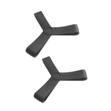 Maxbell Fin Keepers Easy Pull on Elastic Secure for Underwater Swimming Water Sports Black M 39 to 41